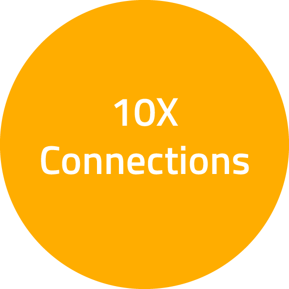 10 x connections