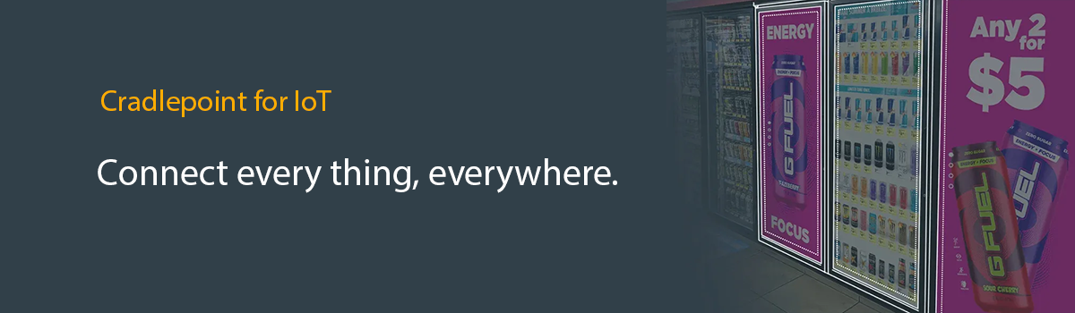 Cradlepoint for IoT banner